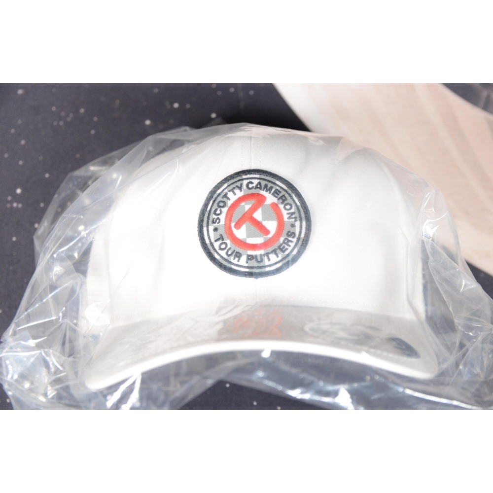 Scotty Cameron Circle T Patch Golf Hat Cap Mens One Size White Tour Putters